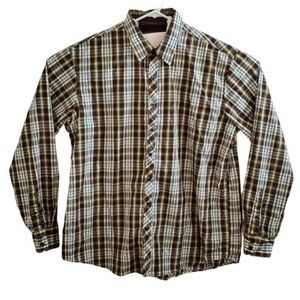 James Tattersall London Plaid Shirt Green